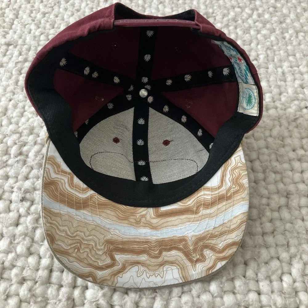 Sendero Provisions Co. Hat Cap Adult Red Snapback‎ Roped Rio Grande River